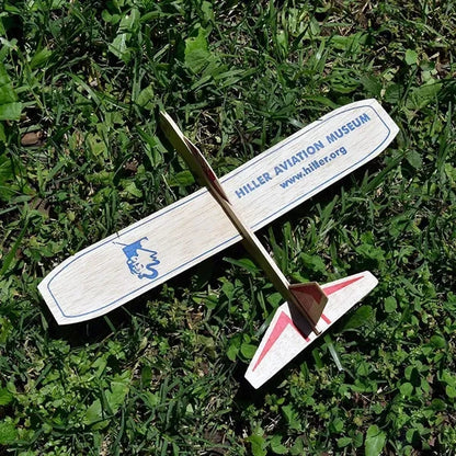 DIY Balsa Wood Airplane Model for Kids Learning