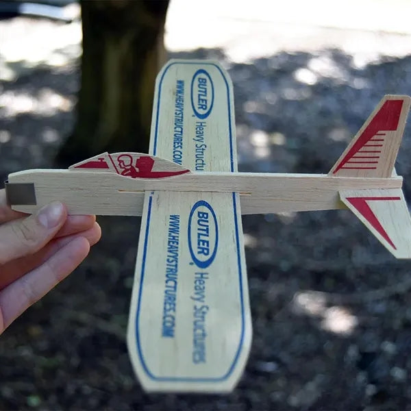 DIY Balsa Wood Airplane Model for Kids Learning