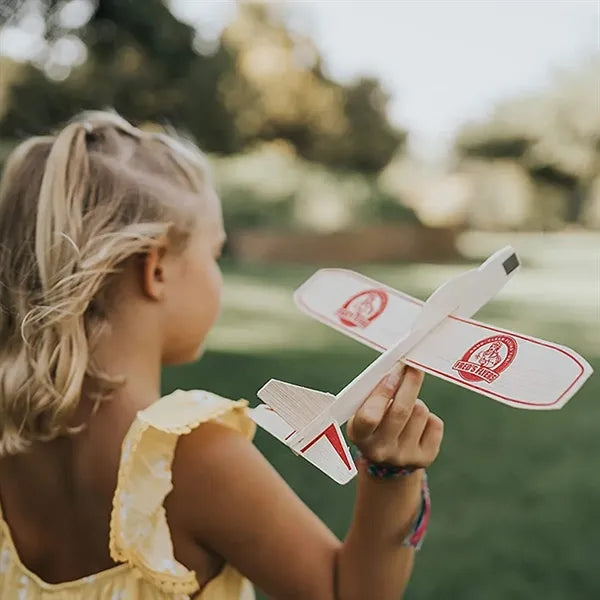 DIY Balsa Wood Airplane Model for Kids Learning