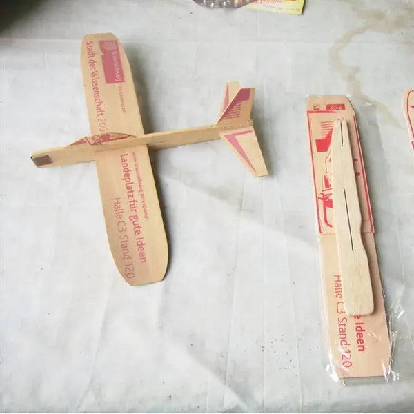 DIY Balsa Wood Airplane Model for Kids Learning