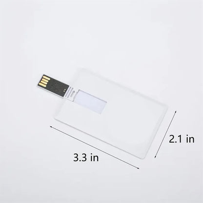 USB Flash Drive 64GB Metal Credit Card Style