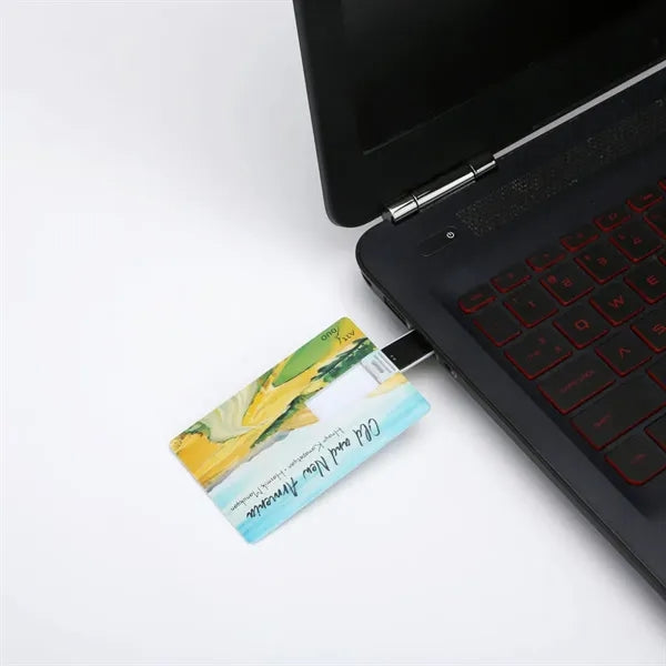 USB Flash Drive 64GB Metal Credit Card Style
