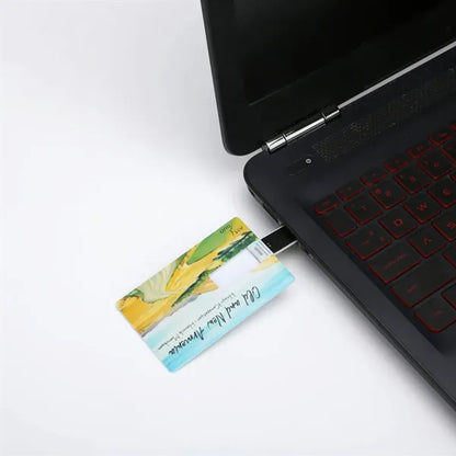 USB Flash Drive 64GB Metal Credit Card Style