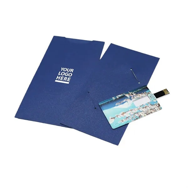 USB Flash Drive 64GB Metal Credit Card Style