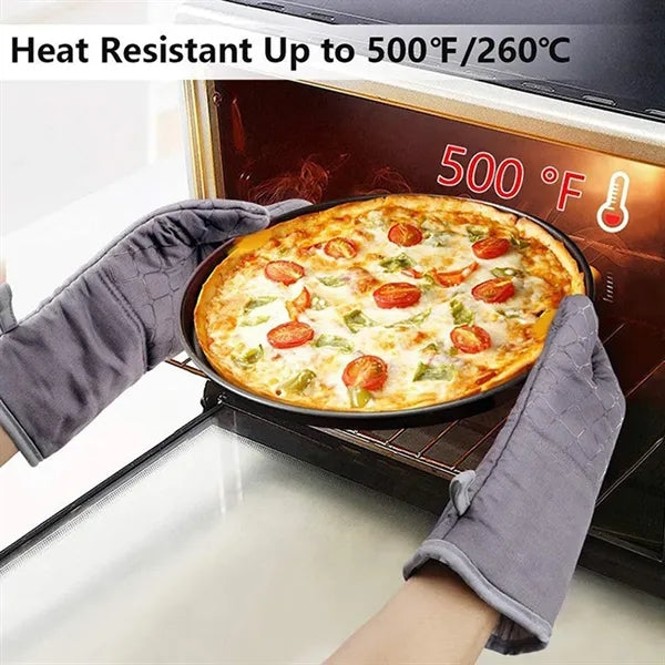 Oven Mittens With Hanging Hole