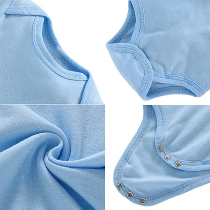 Unisex Solid Bodysuits 100% Cotton