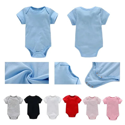 Unisex Solid Bodysuits 100% Cotton