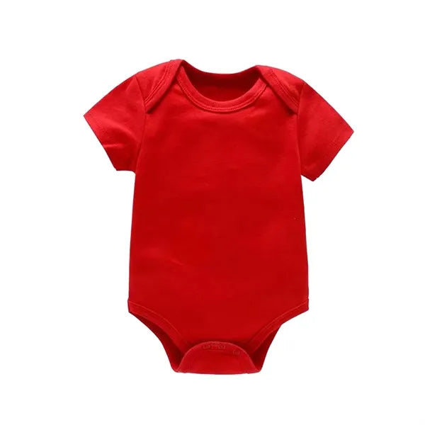 Unisex Solid Bodysuits 100% Cotton