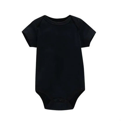 Unisex Solid Bodysuits 100% Cotton