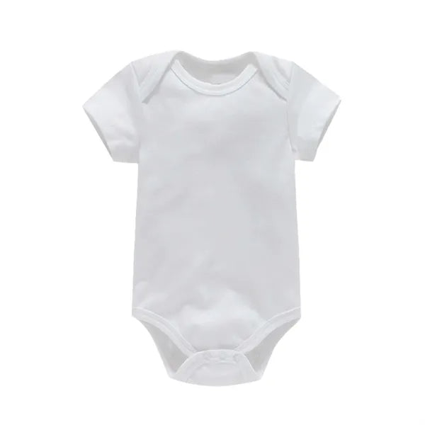 Unisex Solid Bodysuits 100% Cotton