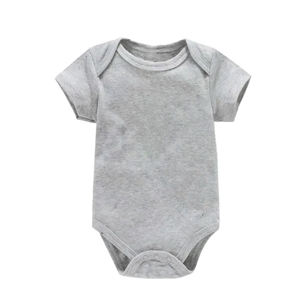 Unisex Solid Bodysuits 100% Cotton