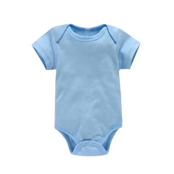 Unisex Solid Bodysuits 100% Cotton