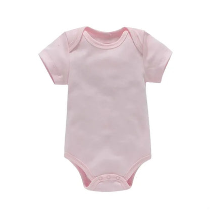 Unisex Solid Bodysuits 100% Cotton