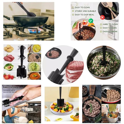 Hand-Held Meat Masher Mixer
