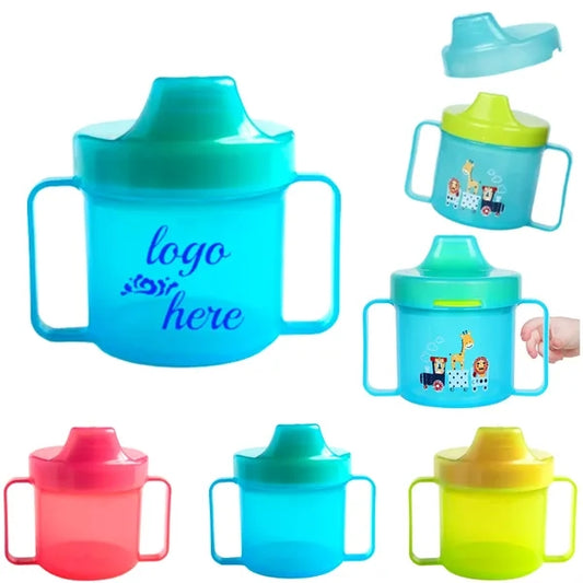 Double Cover Leak-Proof Baby Sippy Cup
