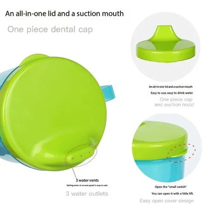 Double Cover Leak-Proof Baby Sippy Cup
