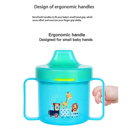 Double Cover Leak-Proof Baby Sippy Cup