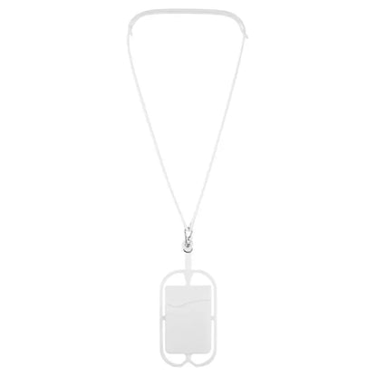 Silicone Lanyard With Phone Holder & Wallet