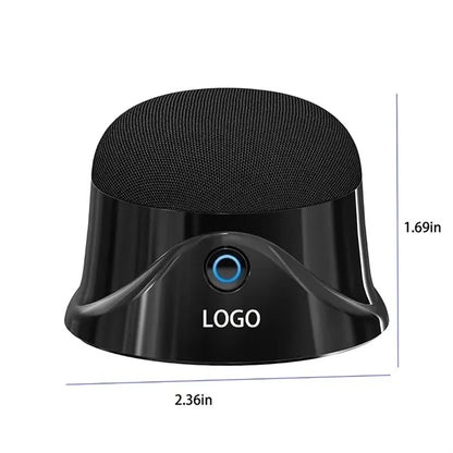 Magnetic phone holder speaker
