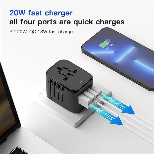 International Universal Travel Plug Adapter
