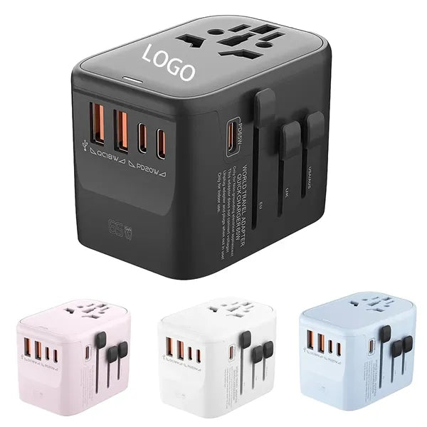 GaN 65W International Plug Adapter