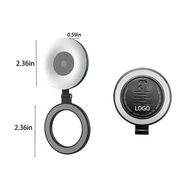 Magnetic Phone Camera Photography Folding Fill LED Light