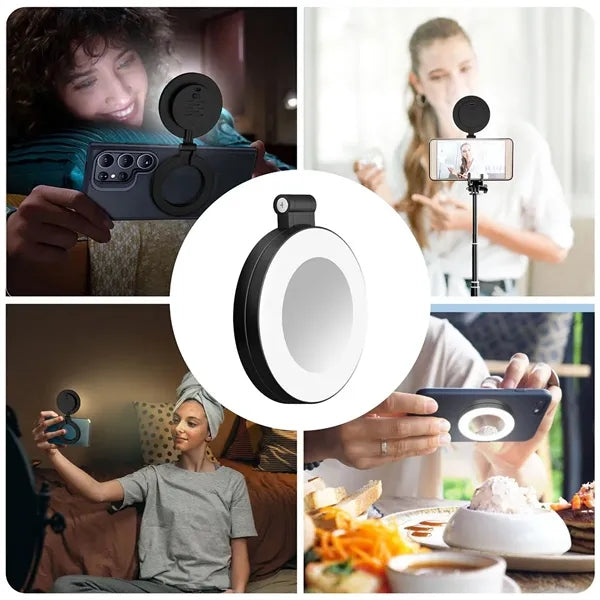 Magnetic Phone Camera Photography Folding Fill LED Light
