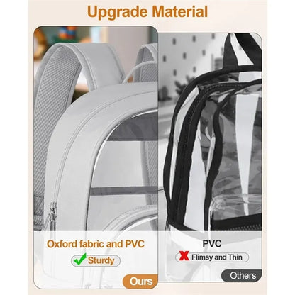 PVC Transparent School Backpack
