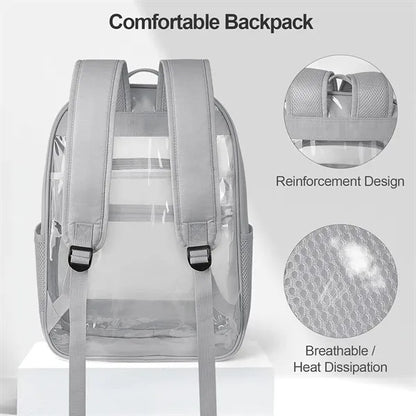 PVC Transparent School Backpack