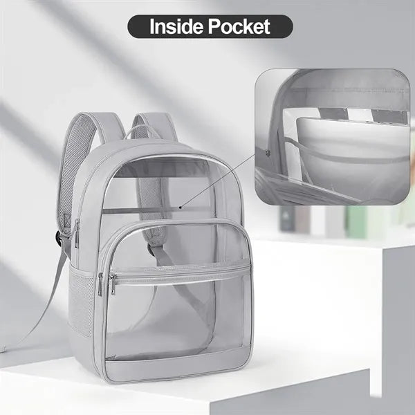 PVC Transparent School Backpack