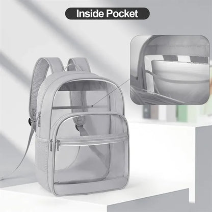 PVC Transparent School Backpack