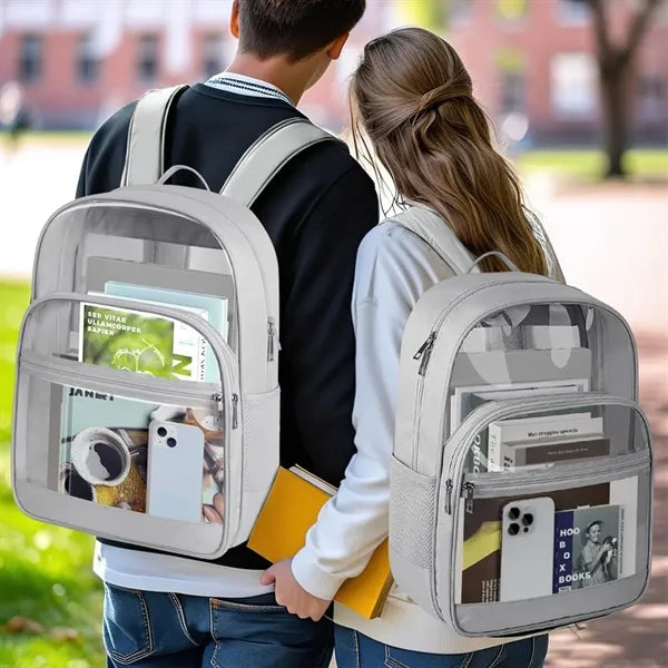 PVC Transparent School Backpack