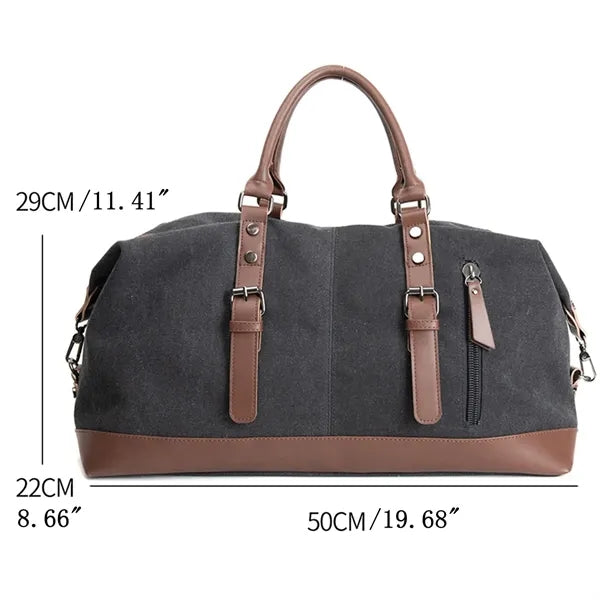 Canvas Travel Duffel Luggage Bag