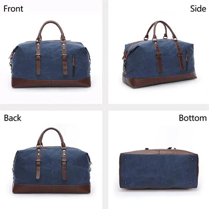 Canvas Travel Duffel Luggage Bag