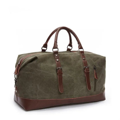 Canvas Travel Duffel Luggage Bag