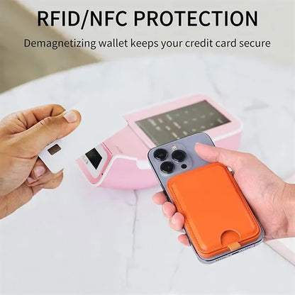 Pocket Phone Holder Magnetic Wallet