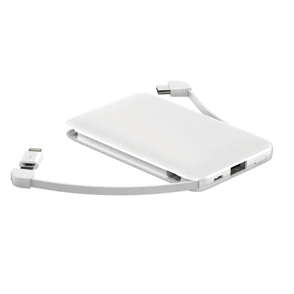 5000mAh Portable Charger Built in Cables