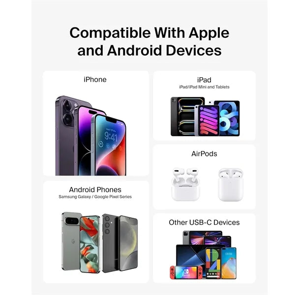 5000mAh Portable Charger Built in Cables