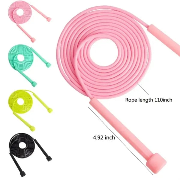 PVC Adjustable Jump Ropes Skipping Fitness