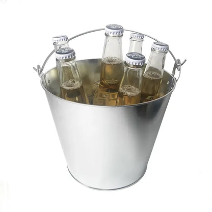 5Qt Galvanized Metal Buckets With Handle