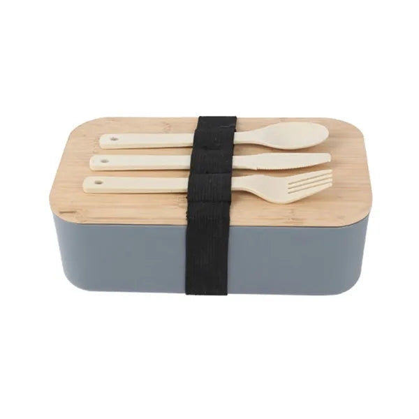 Bento Lunch Box With Bamboo Lid