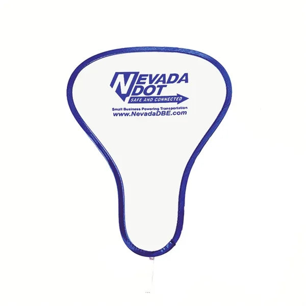Foldable Nylon Hand Fan W/ Pouch