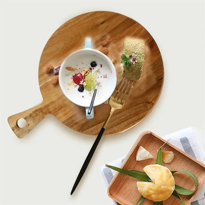 12" Cutting Board Wooden Pizza