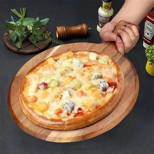 12" Cutting Board Wooden Pizza