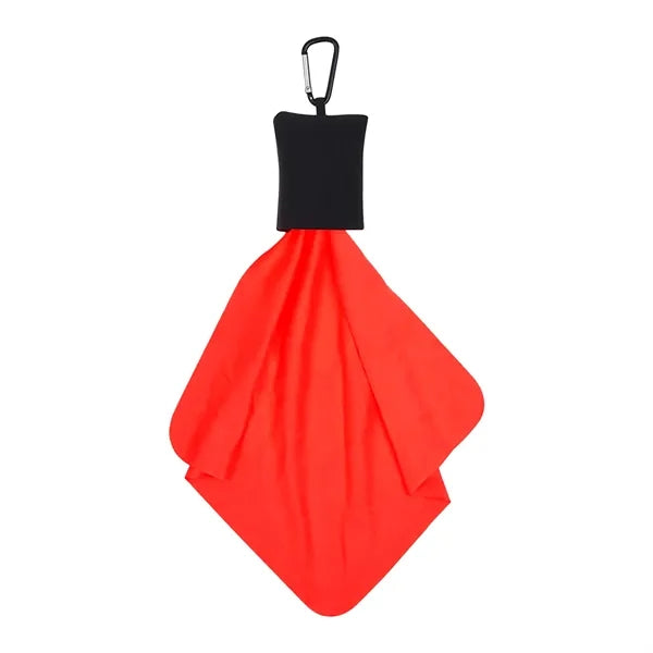 Microfiber Cleaning Cloth With Carabiner