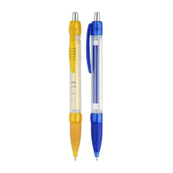 Advertising Plastic Push Ballpoint Pen with Print
