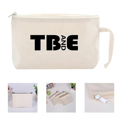 10Oz Durable Canvas Pencil Bag with Handle