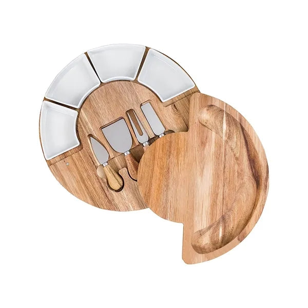 Bamboo Cheese Board Set