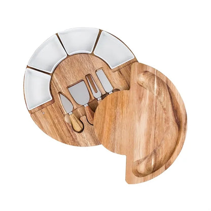 Bamboo Cheese Board Set