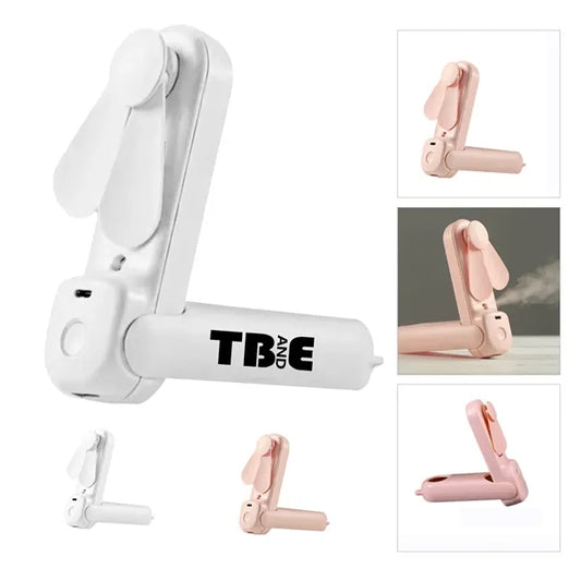 Usb Mini Foldable Hand Held Spray Fan